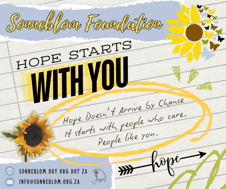 HOPE STARTS WITH YOU - SONNEBLOM