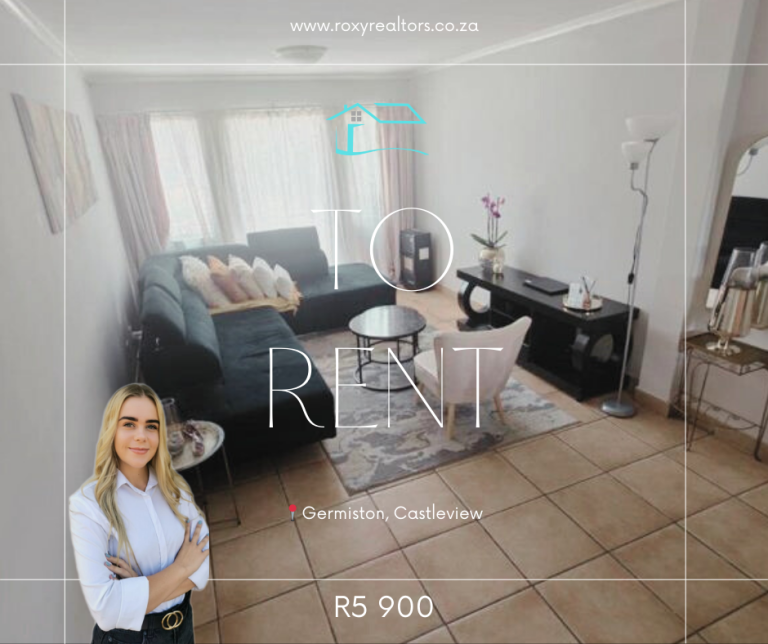 TO RENT - GERMISTON, CASTLEVIEW (JENNIFER LOXTON) - R5900