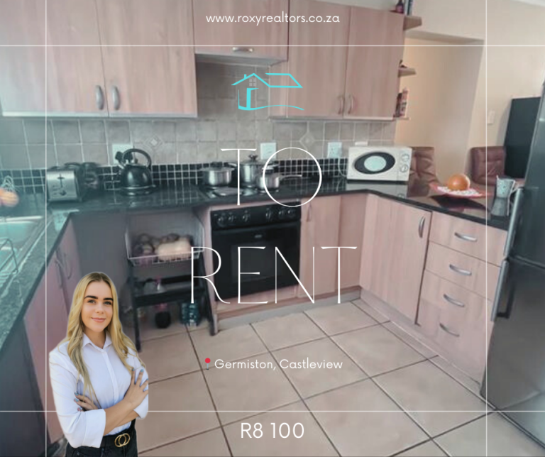 TO RENT - GERMISTON, CASTLEVIEW (JENNIFER LOXTON) - R8100