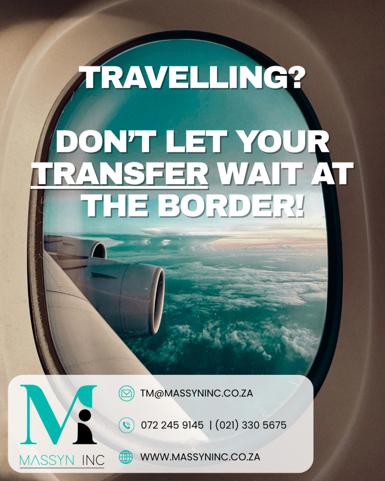 “Travelling Don’t let your transfer wait at the border” Leaving the country Sort your Power of Attorney before you board